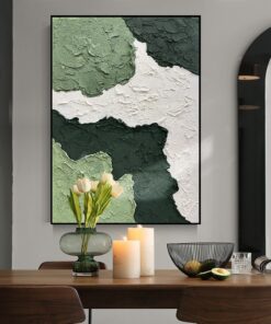 Tranh sơn dầu trìu tượng làn nước