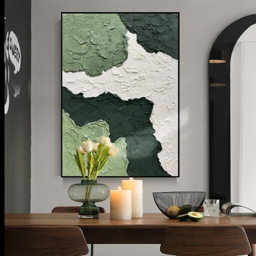 tranh sơn dau cao cap 1 Tranh sơn dầu trìu tượng làn nước