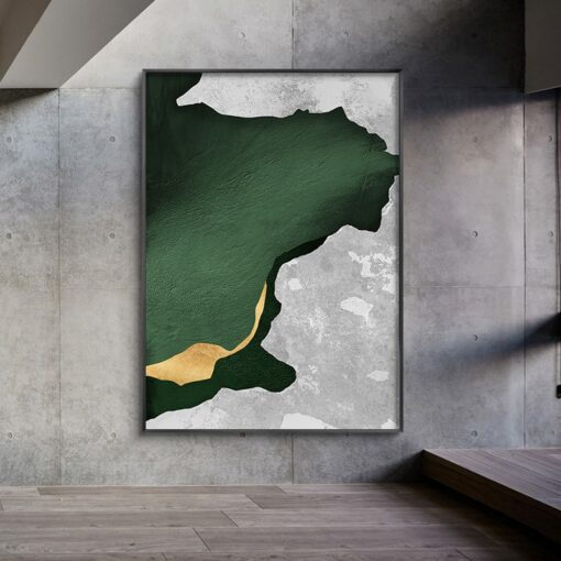 tranh son dau triu tuong 3 Tranh sơn dầu phong cách tối giản