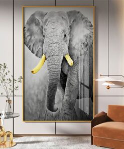 Tranh sơn dầu con voi