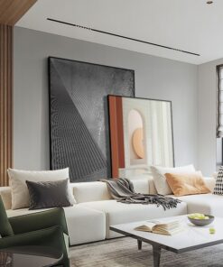 Cặp tranh trìu tượng kiến trúc