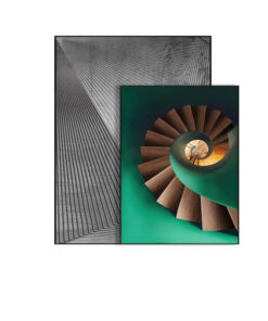 Cặp tranh trìu tượng kiến trúc