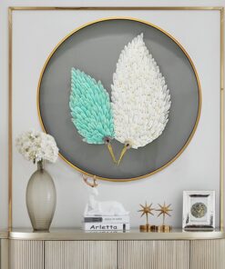 Tranh lông vũ tròn