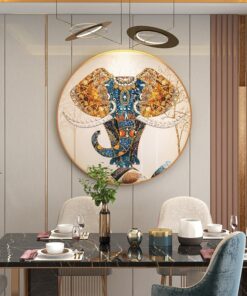 Tranh voi hình tròn