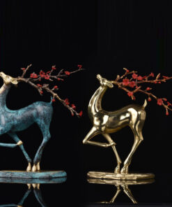 Hươu hoa anh đào mạ vàng