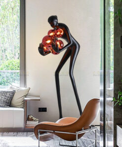 Tượng nghệ thuật kết hợp đèn trang trí