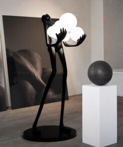 Tượng nghệ thuật kết hợp đèn trang trí