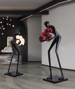 Tượng nghệ thuật kết hợp đèn trang trí