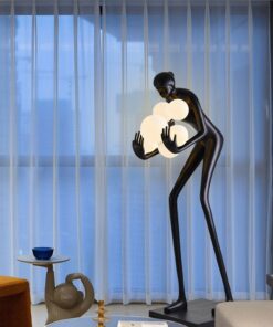 Tượng nghệ thuật kết hợp đèn trang trí