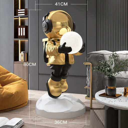 tuong-phi-hanh-gia-den-led 4 Tượng phi hành gia kết hợp đèn Led