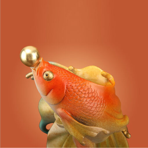 ca-rong-nghe-thuat-bay-phong-khach 5 Cá rồng nghệ thuật trang trí phòng khách