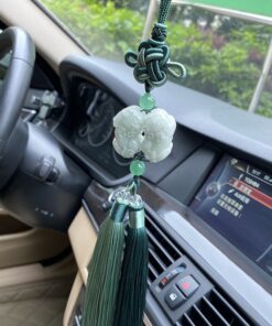 Dây treo xe ô tô phong thủy mặt Tỳ Hưu