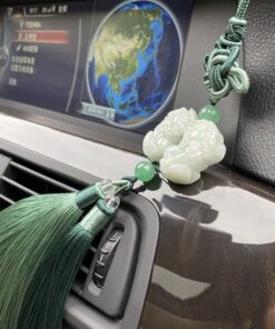 Dây treo xe ô tô phong thủy mặt Tỳ Hưu