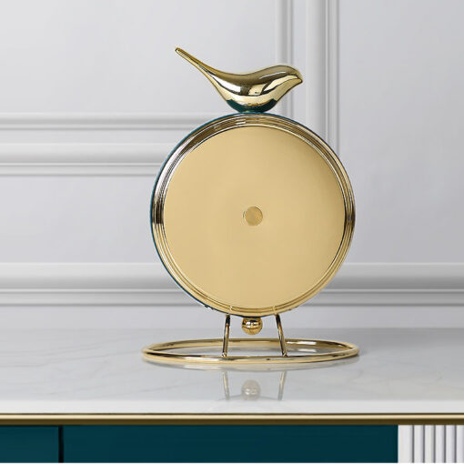 dong-ho-de-ban-decor Đồng hồ để bàn chú chim nhỏ