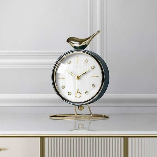 dong-ho-de-ban-lam-viec Đồng hồ để bàn chú chim nhỏ