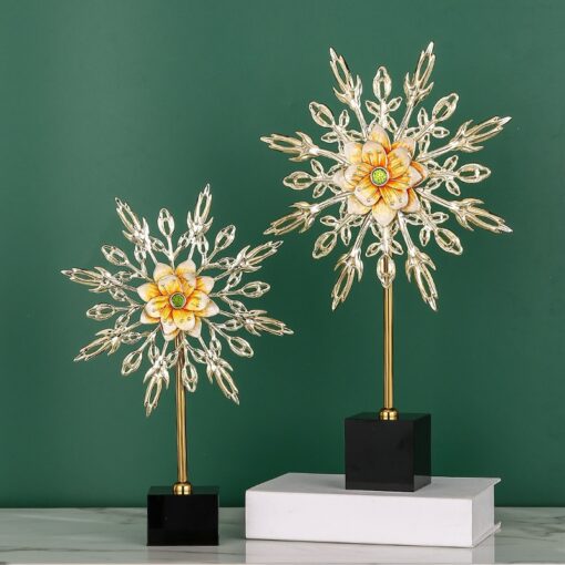 mo hinh bong tuyet kim loại 2 Mô hình bông tuyết bằng kim loại