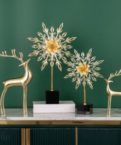 Mô hình bông tuyết bằng kim loại