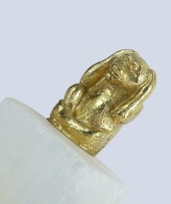 Mô hình động vật kết hợp pha lê để kệ tivi