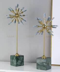 Mô hình quả cầu gai pha lê