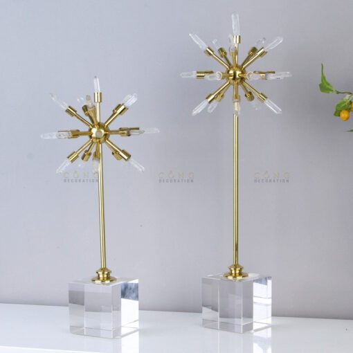 Mô hình quả cầu gai pha lê Mô hình quả cầu gai pha lê