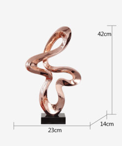 Mô hình trìu tượng mạ điện trang trí sảnh khách sạn