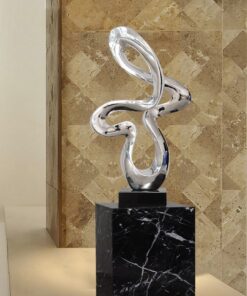 Mô hình trìu tượng mạ điện trang trí sảnh khách sạn