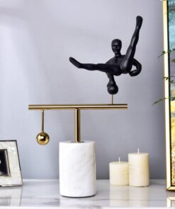 Mô hình vận động viên thể dục dụng cụ trang trí