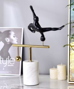 Mô hình vận động viên thể dục dụng cụ trang trí