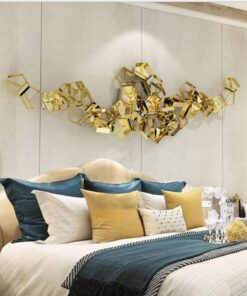 Phù điêu trang trí tường phong cách hình học 3D