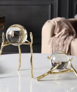 Quả cầu pha lê sáng tạo trang trí kệ sách