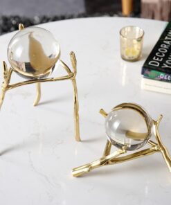 Quả cầu pha lê sáng tạo trang trí kệ sách