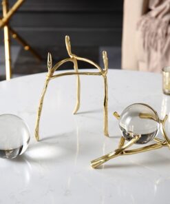 Quả cầu pha lê sáng tạo trang trí kệ sách