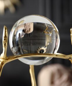 Quả cầu pha lê sáng tạo trang trí kệ sách