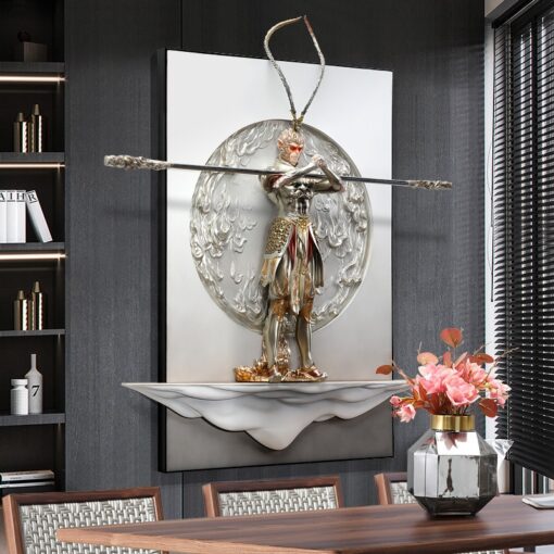 tranh 3d ton ngo khong 1 Tranh phù điêu 3D Tôn Ngộ Không