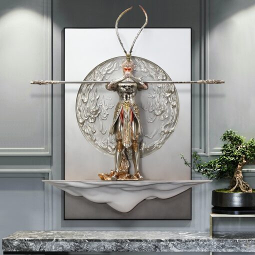 tranh 3d ton ngo khong 2 Tranh phù điêu 3D Tôn Ngộ Không