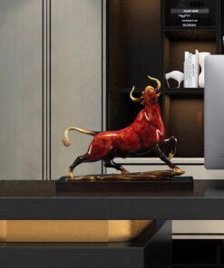 Tượng bò tót cao cấp để bàn