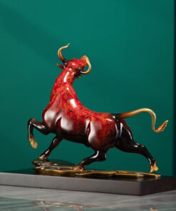 Tượng bò tót cao cấp để bàn