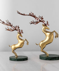 Tượng hươu sika trang trí