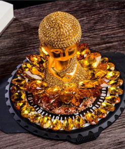 Tượng Phật Như Lai Đại Phật gắn đá để oto