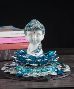 Tượng Phật Như Lai Đại Phật gắn đá để oto