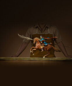 Tượng Quan Công cưỡi ngựa