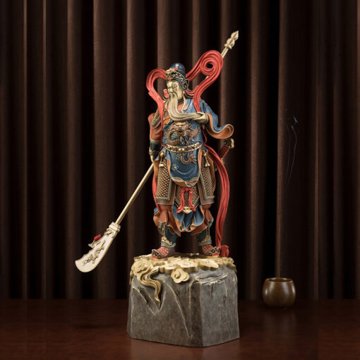 Tượng Quan Công vuốt râu Tượng Quan Công vuốt râu