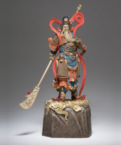 Tượng Quan Công vuốt râu