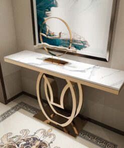 Bàn decor kê sát tường trang trí nội thất