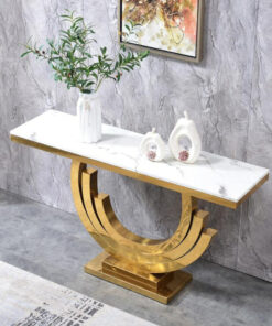 Bàn decor mạ tintan sang trọng