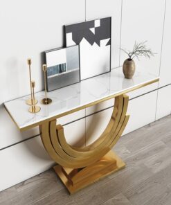 Bàn decor mạ tintan sang trọng