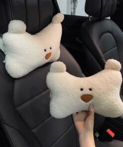 Bộ gối tựa đầu, tự lưng cho oto dễ thương