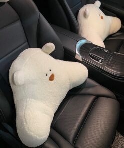 Bộ gối tựa đầu, tự lưng cho oto dễ thương