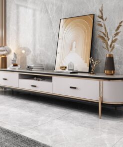 Bộ kệ tivi và bàn trà phong cách Bắc Âu