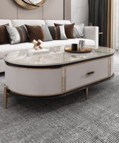 Bộ kệ tivi và bàn trà phong cách Bắc Âu